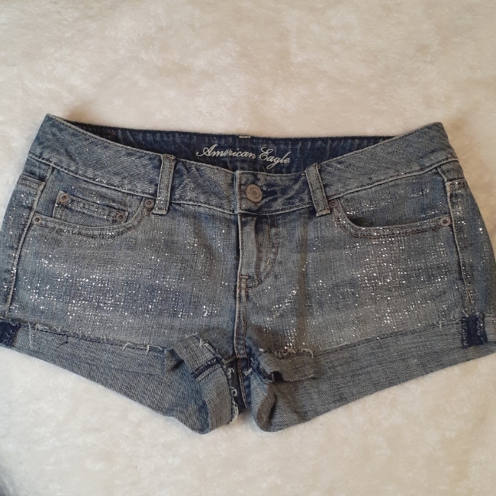 American Eagle Glitter Shorts